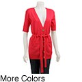 Sweaterworks Women's Belted Long Cardigan