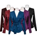 Eye Women's Cotton Stretch Front-tie Blouse