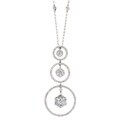 18k White Gold 2 5/8ct TDW Diamond Journey Necklace (G-H, SI)