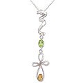 Peridot and Citrine 'Spin' Necklace (India)
