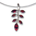 'Crimson Bough' Garnet Choker (India) 