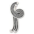 Sterling Silver 'Silver Fountain' Large Brooch (Mexico)