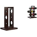 Oak Veneer Wood Finish Wine Rack