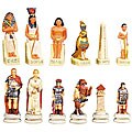 Egypt vs. Rome Chess Set