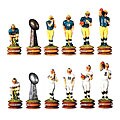 Football Chess Piece Set