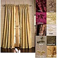 Jasmine Embroidered Taffeta Window Panel (96 in.)