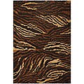 Animal Print New Zealand Wool Amazon Rug (4' x 6')