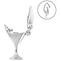 Sterling Silver Martini Glass Charm
