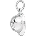 Sterling Silver Construction Hat Charm