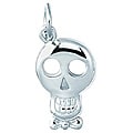 Sterling Silver Boy Skull Charm