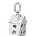 Sterling Silver 'House' Charm