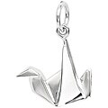 Sterling Silver 'Origami' Charm