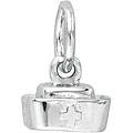 Sterling Silver 'Nurse's Cap' Charm