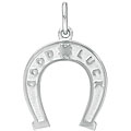 Sterling Silver Horseshoe 'Good Luck' Charm