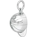 Sterling Silver Riding Hat Charm