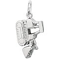 Sterling Silver Bull Dozer Charm