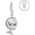 Sterling Silver Globe Charm