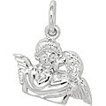 Sterling Silver Two Angels Charm
