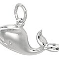 Sterling Silver Whale Charm