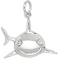 Sterling Silver Shark Charm