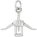 Sterling Silver 'Corkscrew' Charm