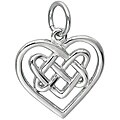 Sterling Silver 'Celtic Knot Heart' Charm