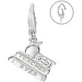 Sterling Silver 'Best Teacher Ever' Charm