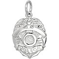 Sterling Silver Police Badge Charm