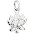 Sterling Silver Lotus Flower Charm