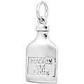 Sterling Silver 'Potion of Love' Bottle Charm