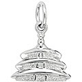 Sterling Silver Temple of Heaven Charm