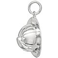 Sterling Silver Fireman Hat Charm