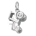 Sterling Silver 'Tractor' Charm