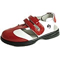 Sandbaggers Ria Red on White Women's Golf Shoes