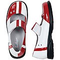 Sandbaggers Molly Red on White Women's Golf Shoes