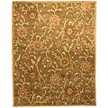 Floral Light Green Rug (5' x 8')