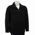 Claiborne Men's Italian Wool-blend Black Coat