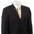 Adolfo Men's Navy Wool 3-button Suit