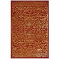 Carmen Gold Wool Rug (5' x 8')