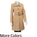 Marvin Richards Women's Belted Wool Cashmere Trench