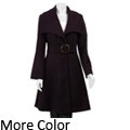 Marvin Richards Women's Belted Walker Coat