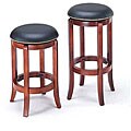 Chelsea Cherry Swivel Bar Stools (Set of 2)