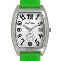 Lucien Piccard Unisex Green Rubber Strap Watch