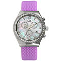 Lucien Piccard Women's Purple Strap Chronograph Watch