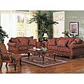 Georgian Court Floral Chenille Sofa Set