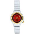 Dynasty Women's White Ion-plated Bracelet Watch