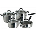 Newington 9-piece Stainless Steel Cookwear Set