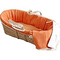 Sherpa Suede Burnt Orange Moses Basket