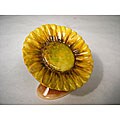 Limoges Yellow Sunflower Keepsake Box