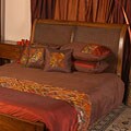 Maharaja Vintage Panel Embroidered Duvet Cover Set (Pakistan)